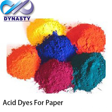 Colorants acides pour papier